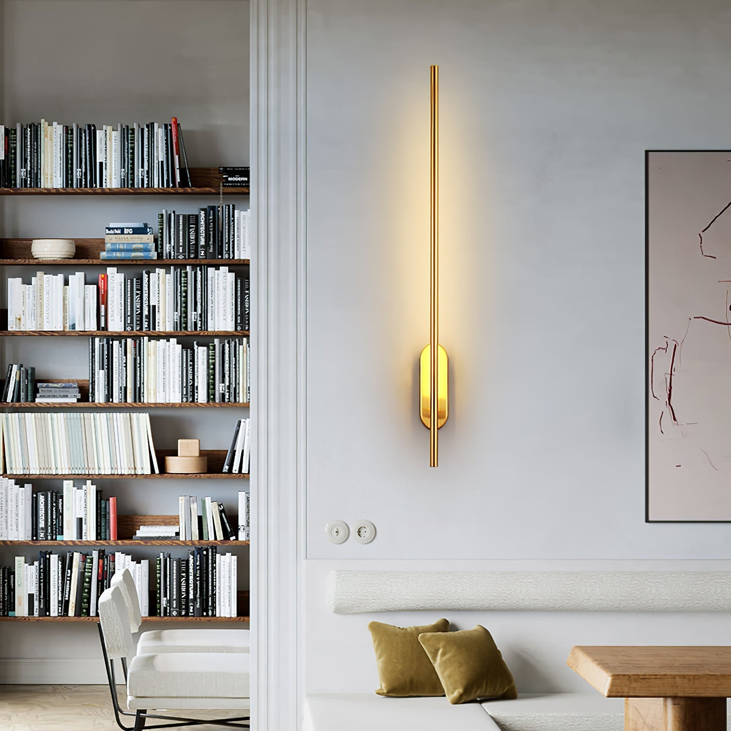 Aplique de pared lineal Lirioira