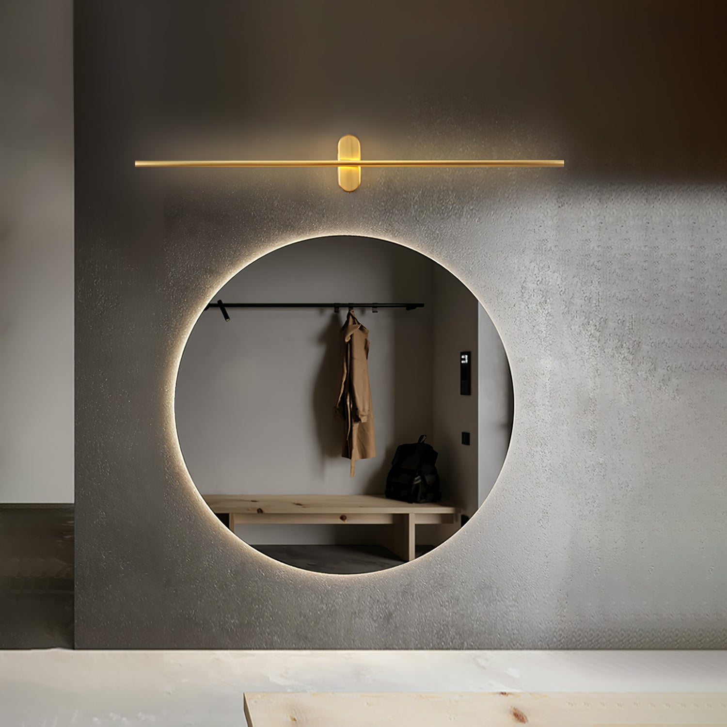 Aplique de pared lineal Lirioira