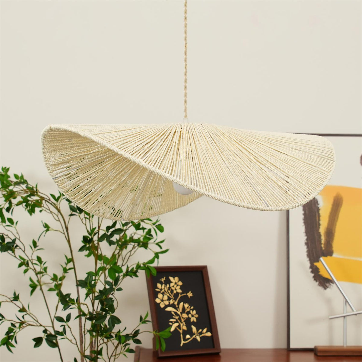 Straw Hat Pendant Light – detail 34