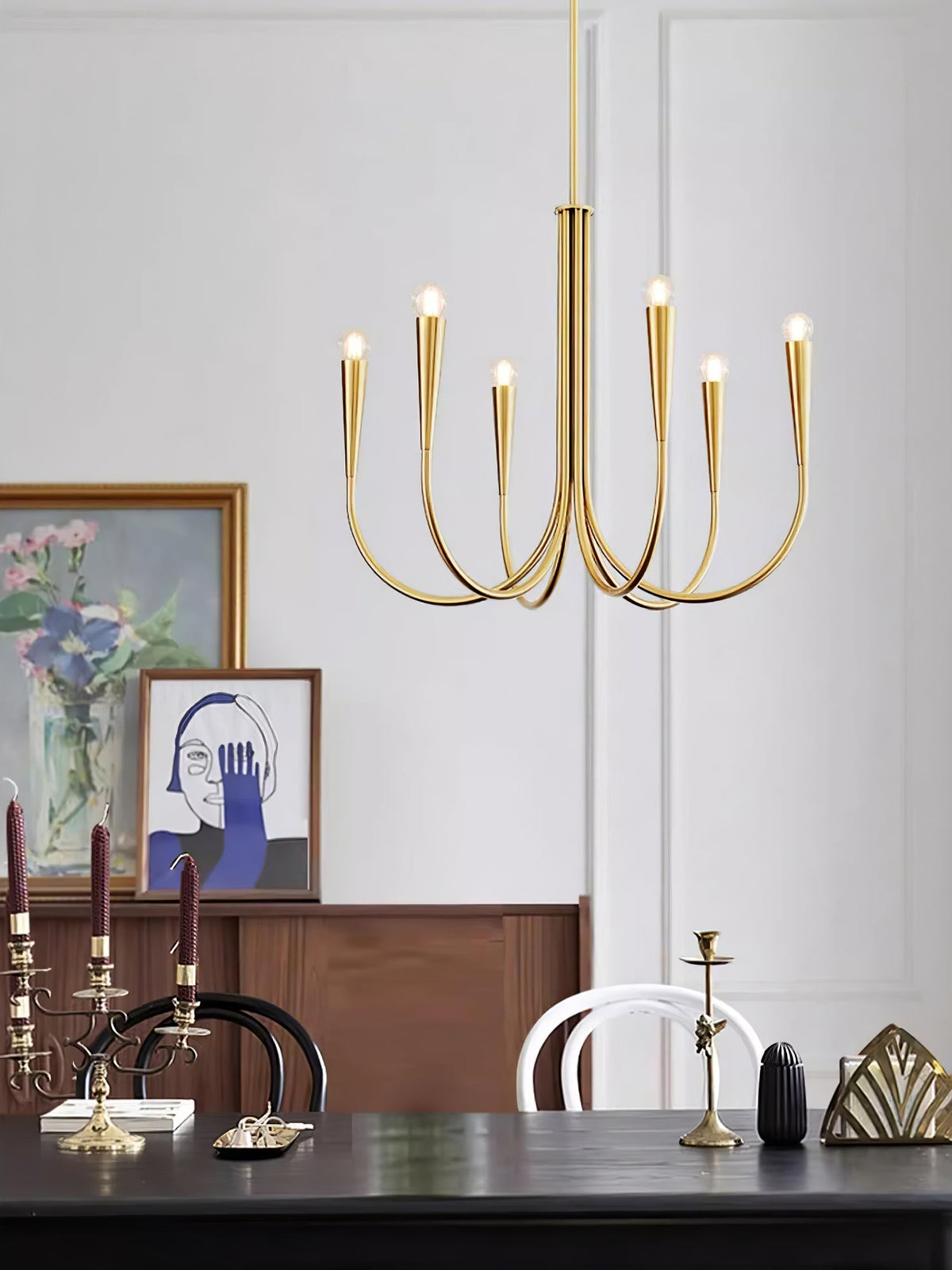 Swoop Arm Chandelier – detail 23