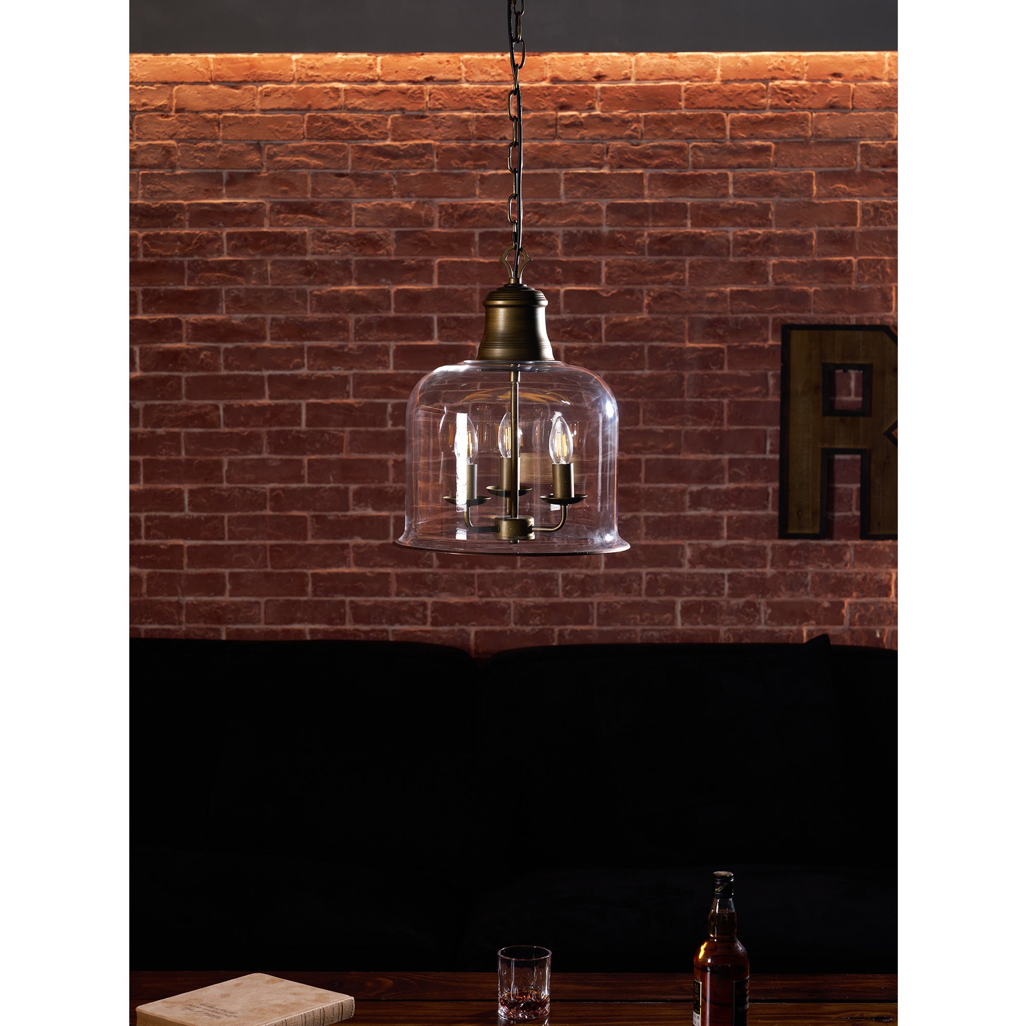 Lámpara colgante farol Lomaero
