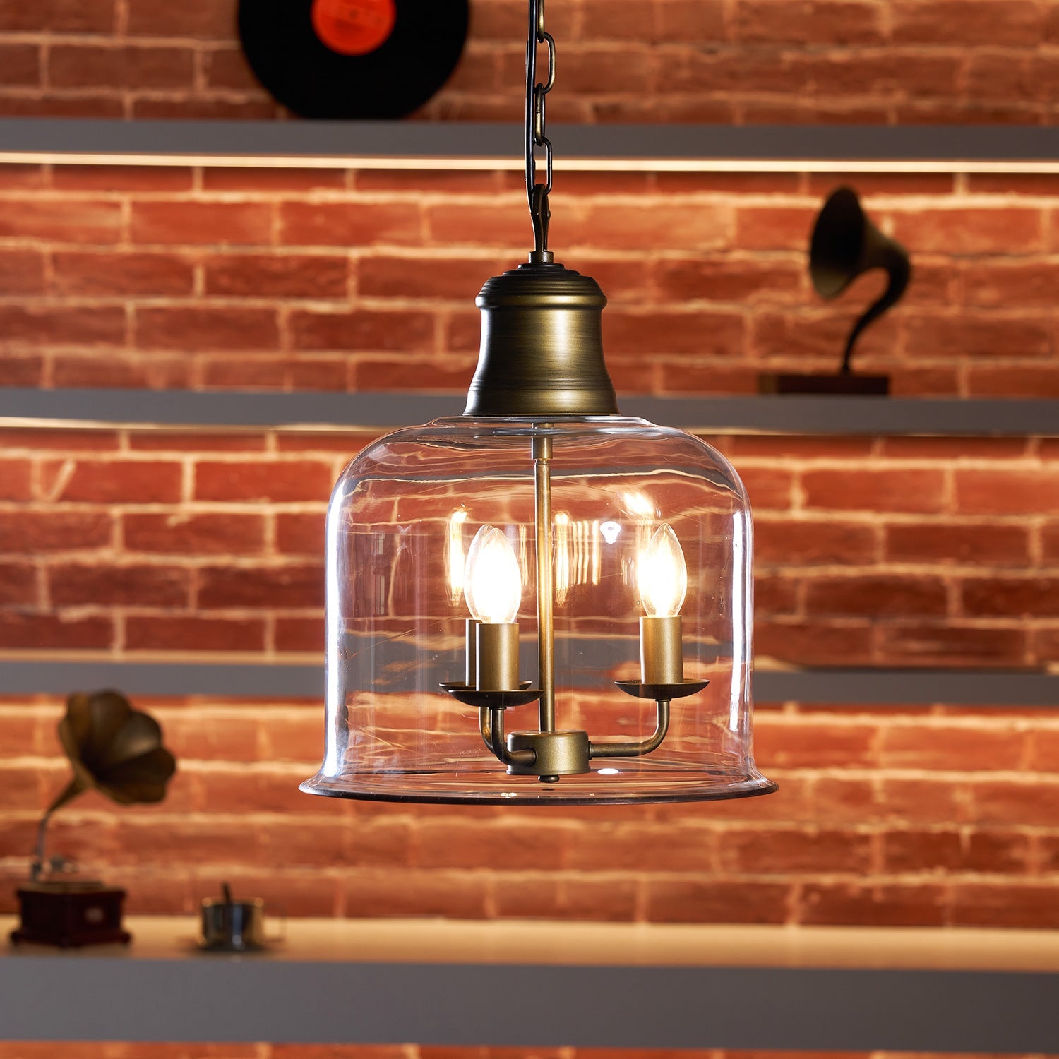 Lámpara colgante farol Lomaero