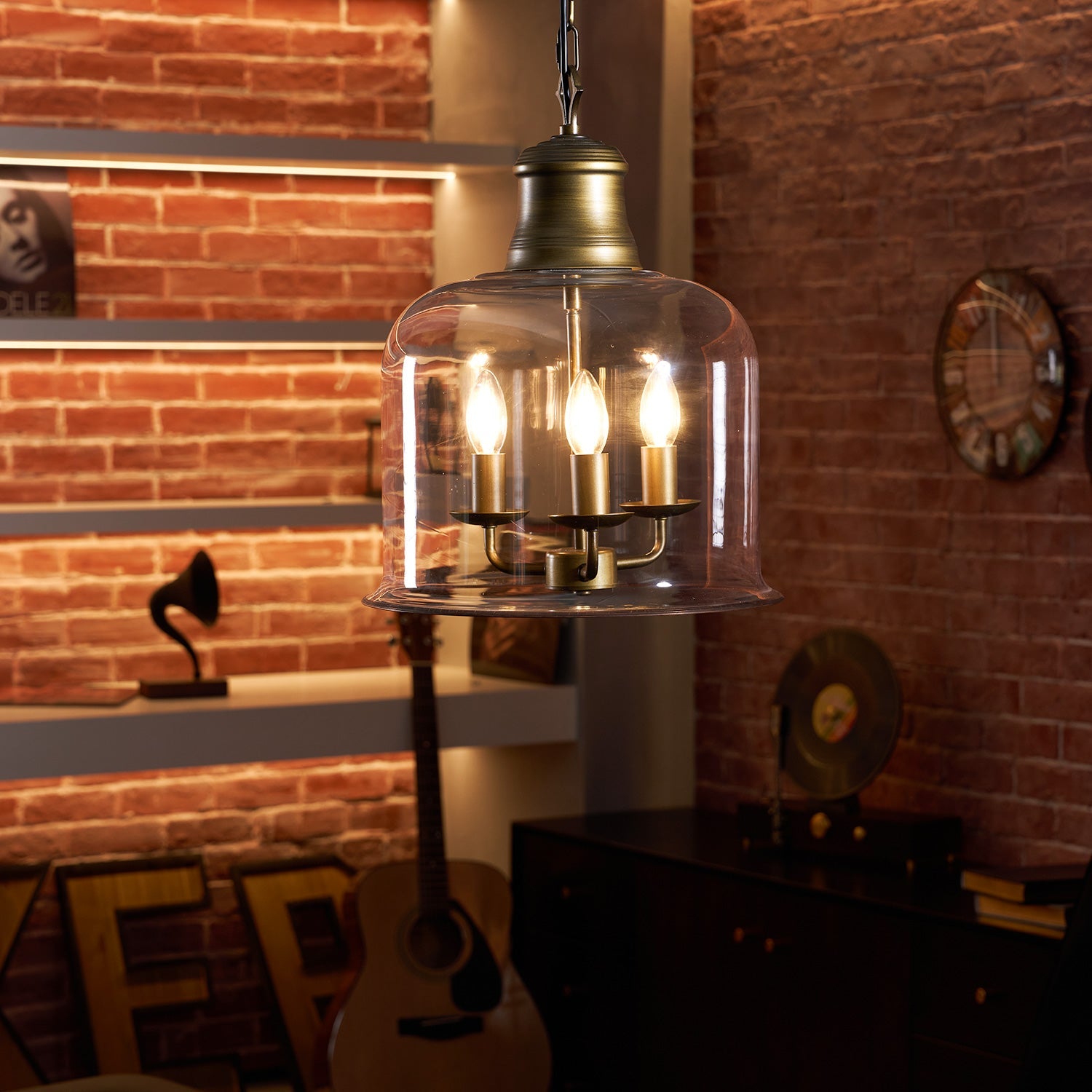 Lámpara colgante farol Lomaero