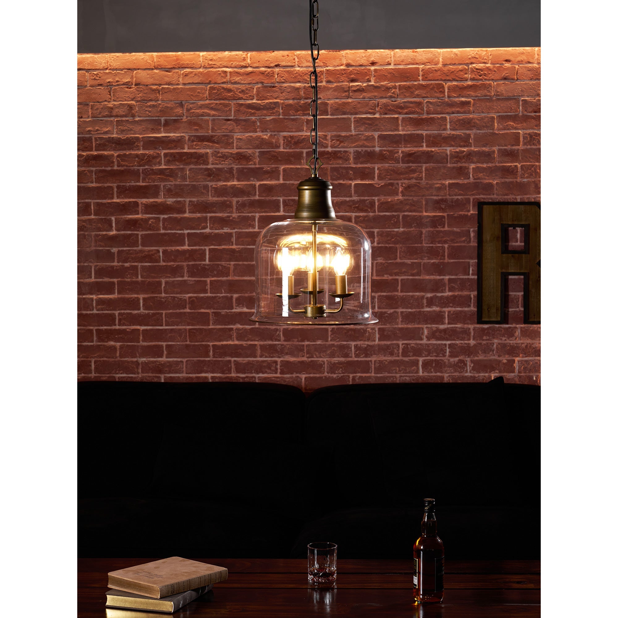 Lámpara colgante farol Lomaero