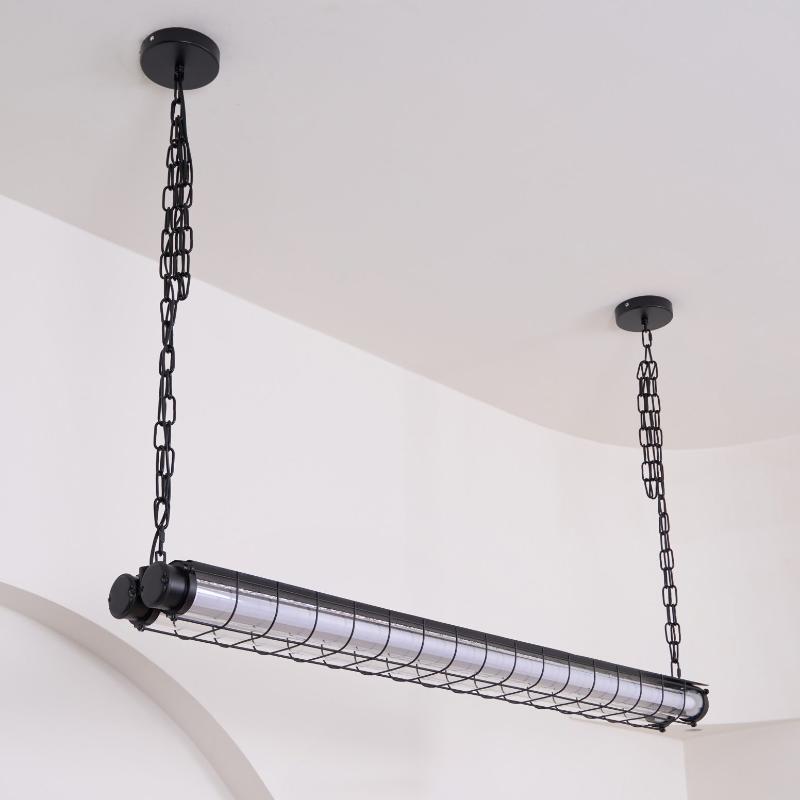 Lámpara colgante tubular Doraeo