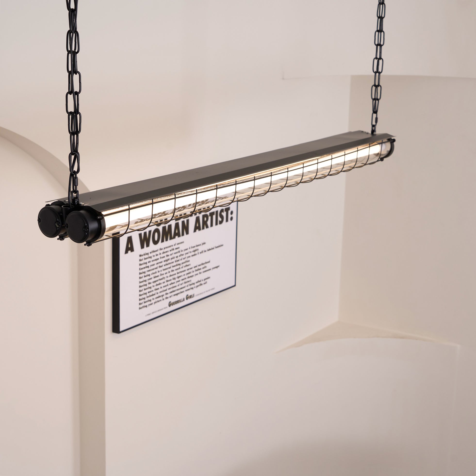Lámpara colgante tubular Doraeo