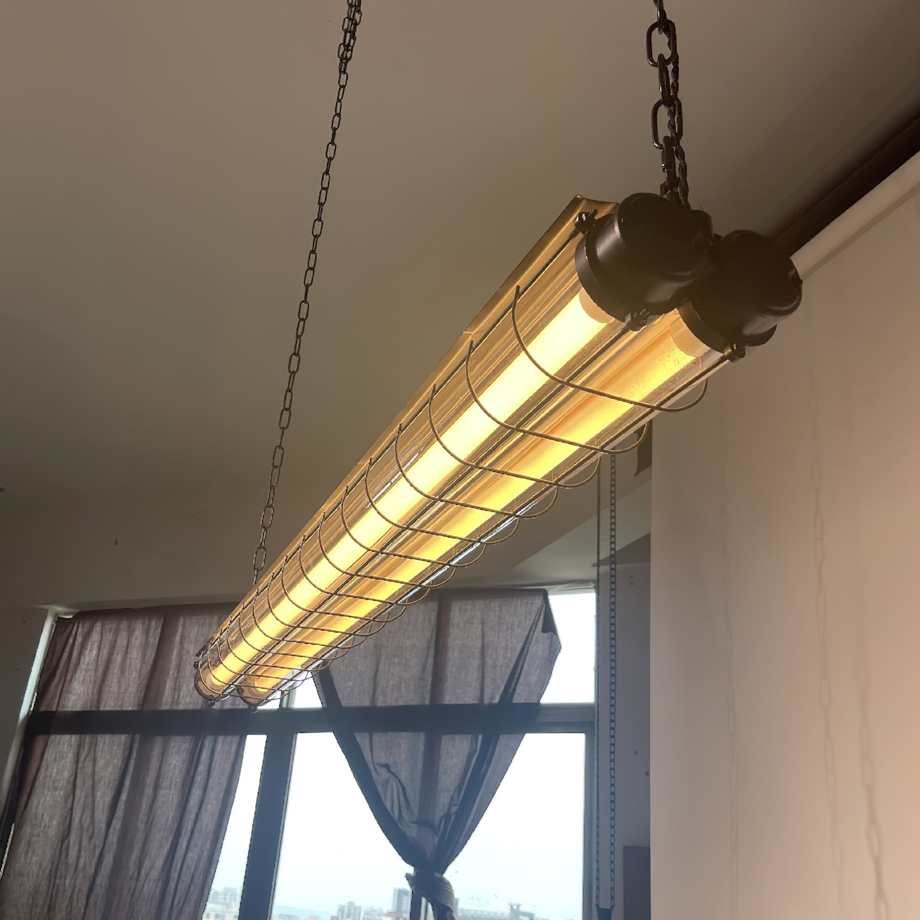 Lámpara colgante tubular Doraeo