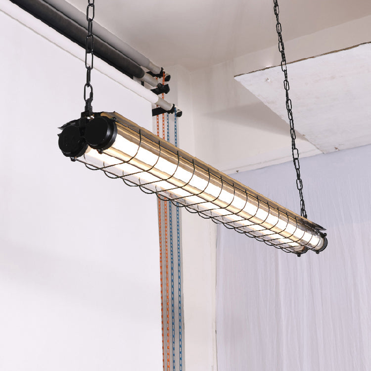 Lámpara colgante tubular Doraeo