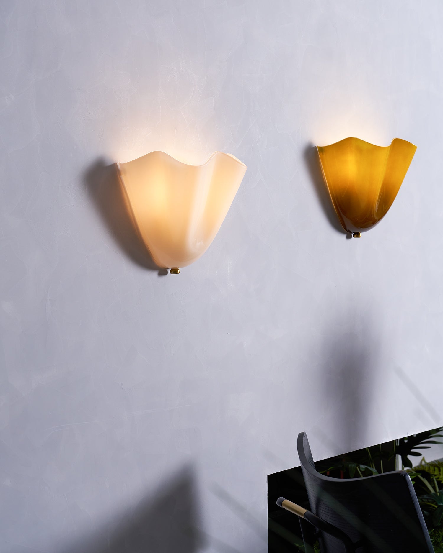 Aplique de pared escultural Miaon