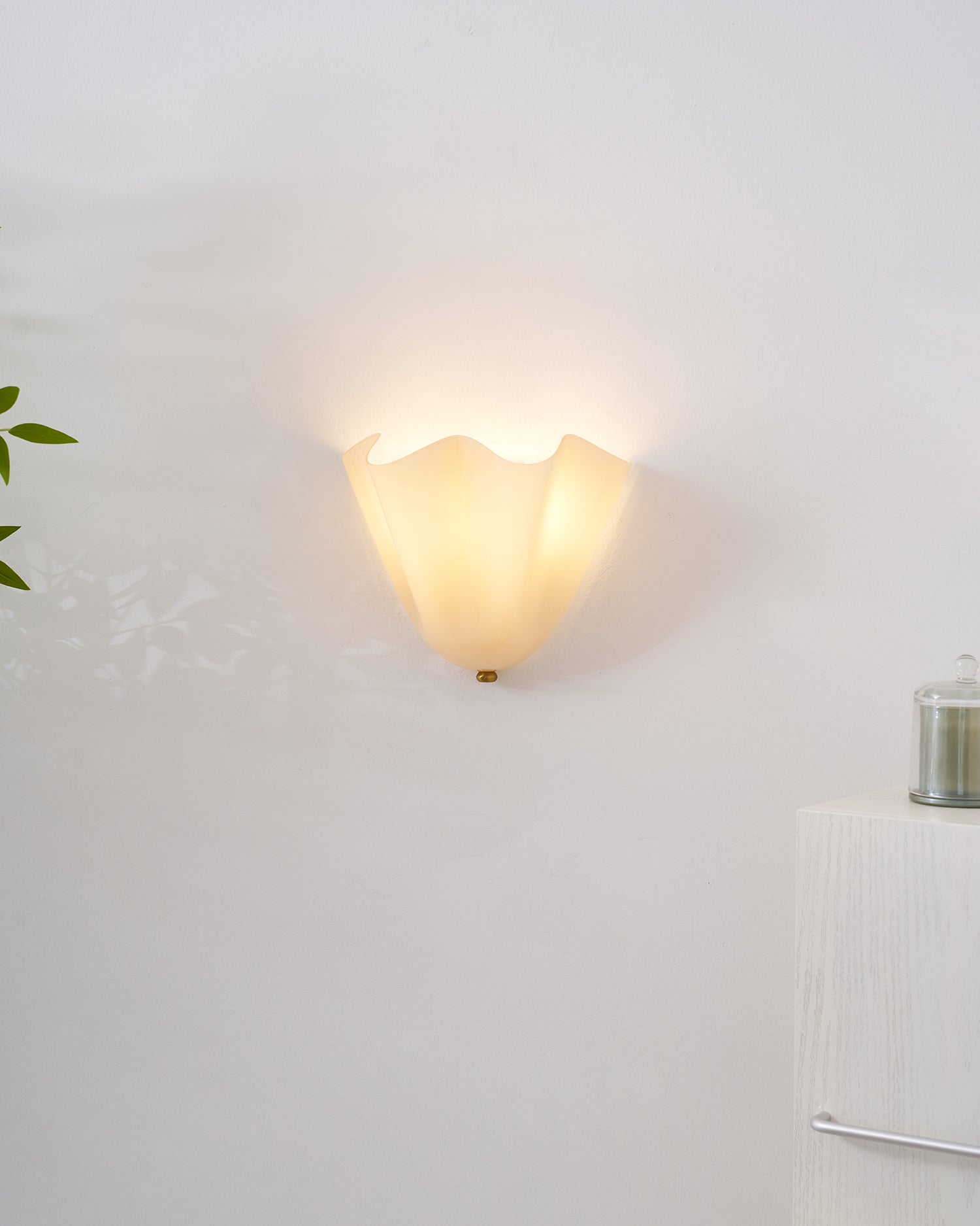 Aplique de pared escultural Miaon