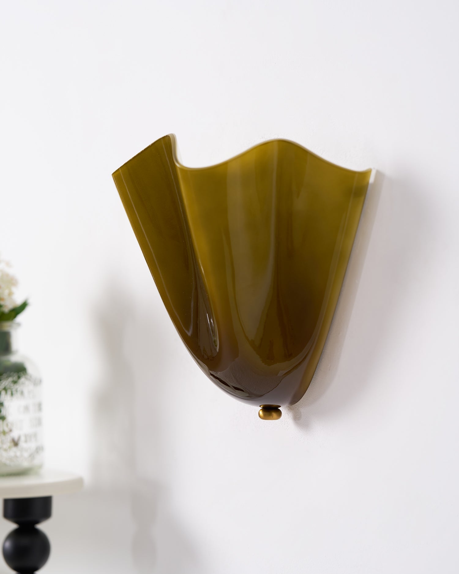 Aplique de pared escultural Miaon