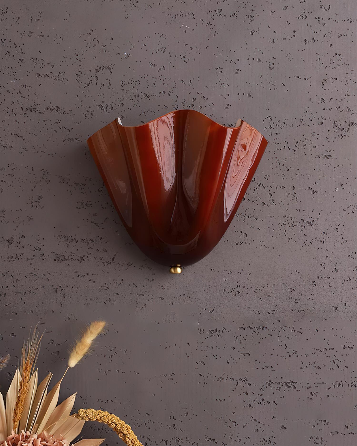 Aplique de pared escultural Miaon