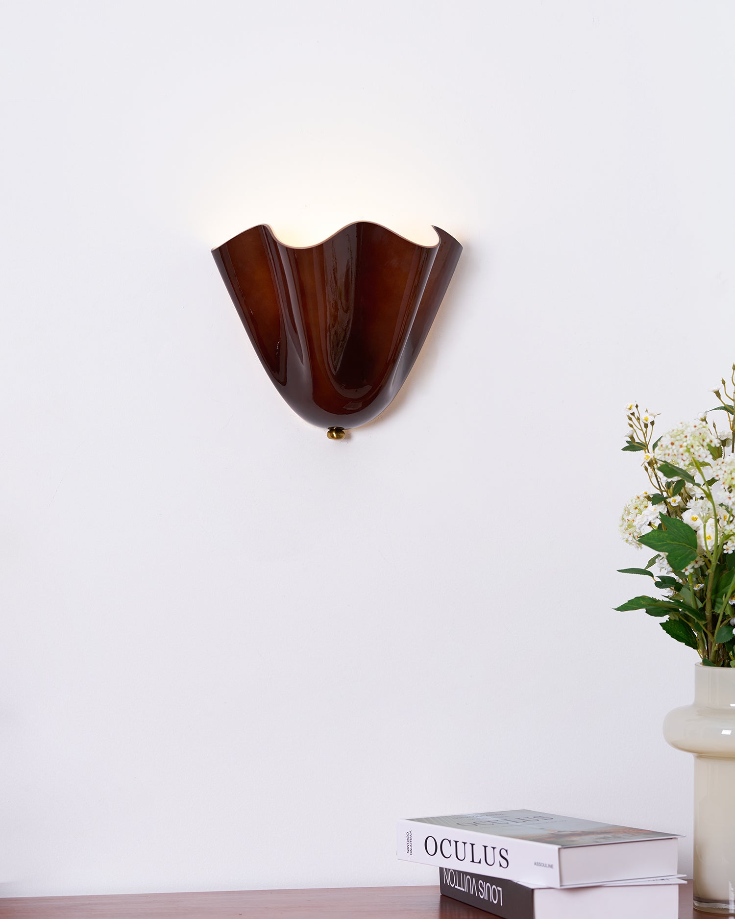 Aplique de pared escultural Miaon