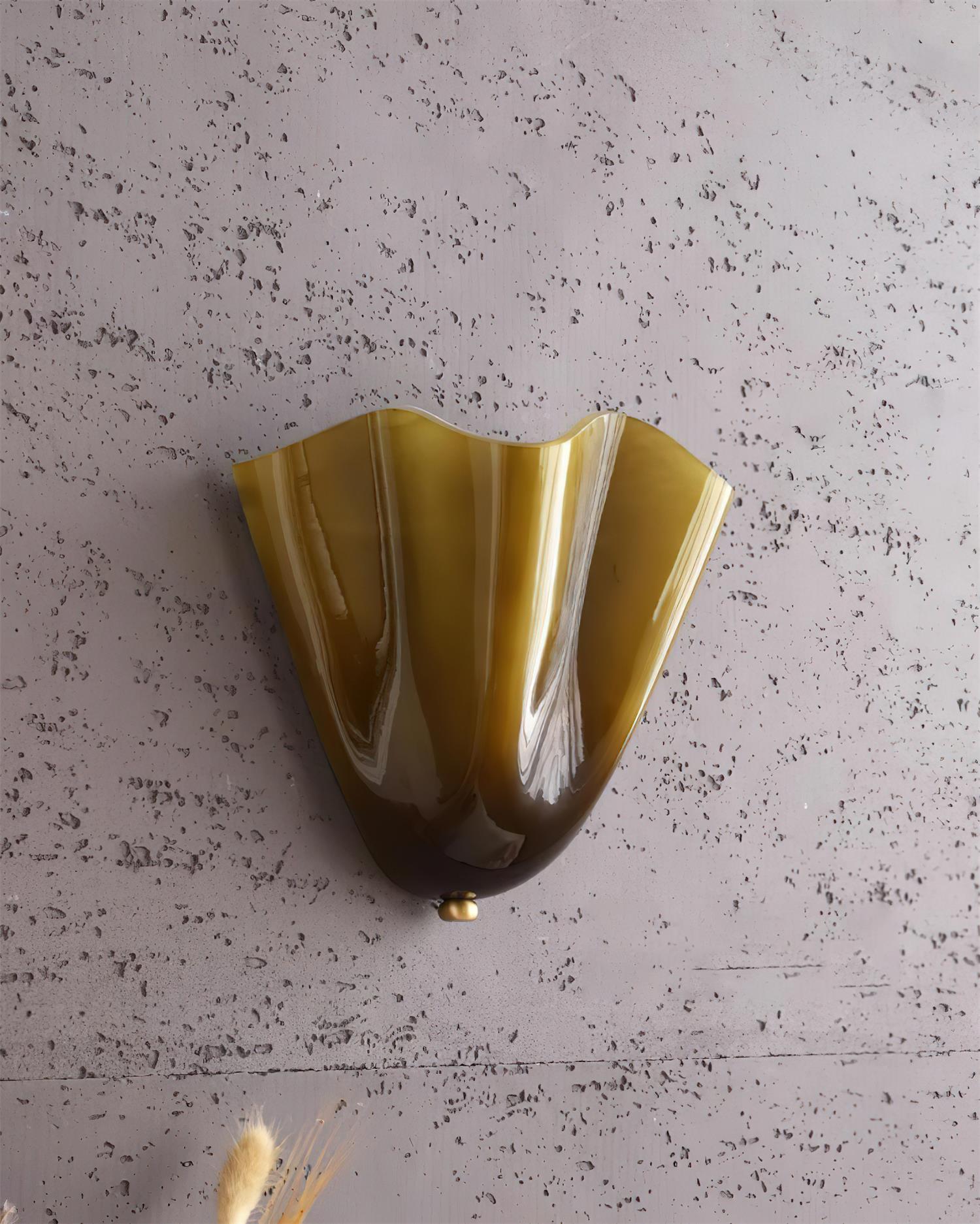 Aplique de pared escultural Miaon
