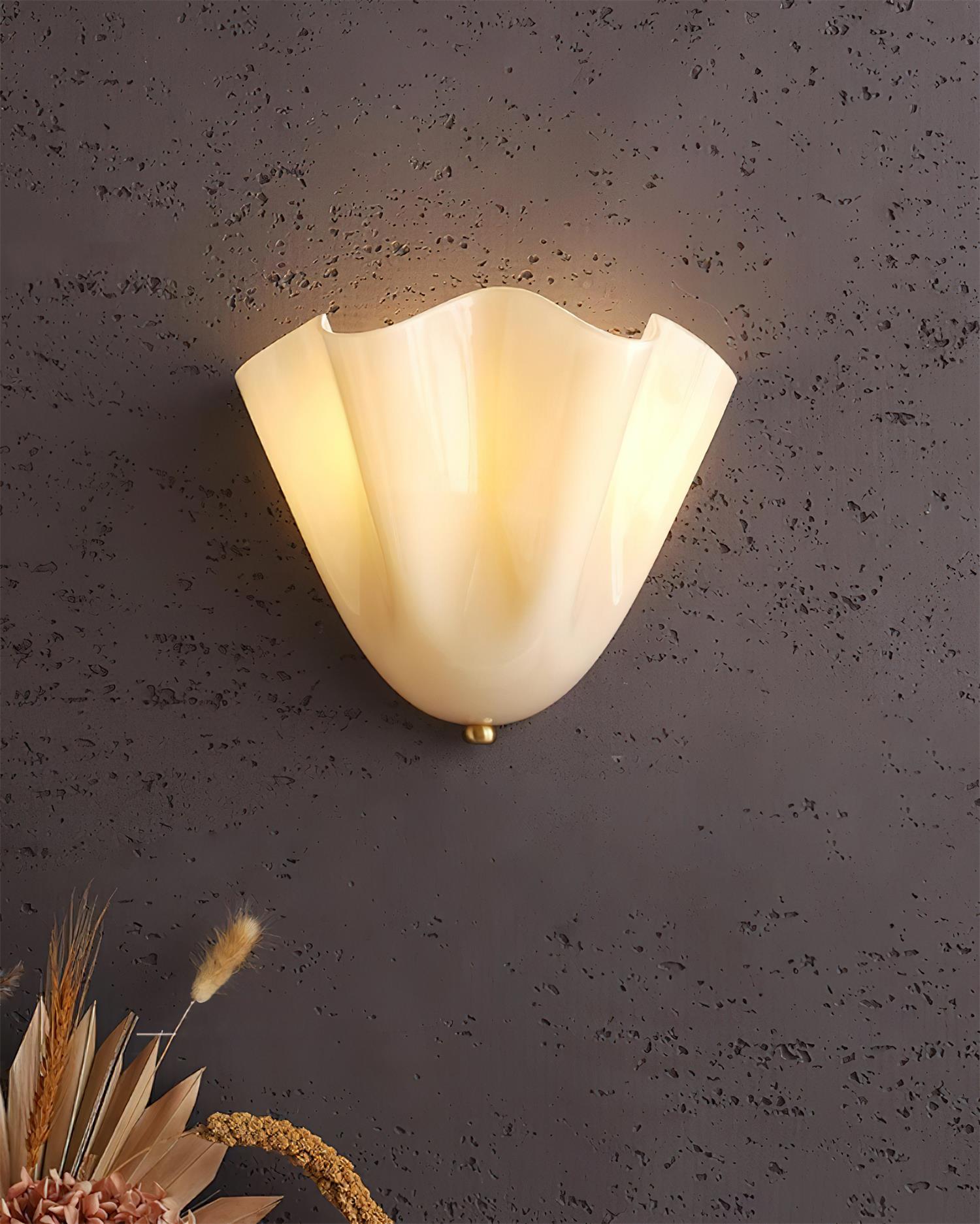 Aplique de pared escultural Miaon