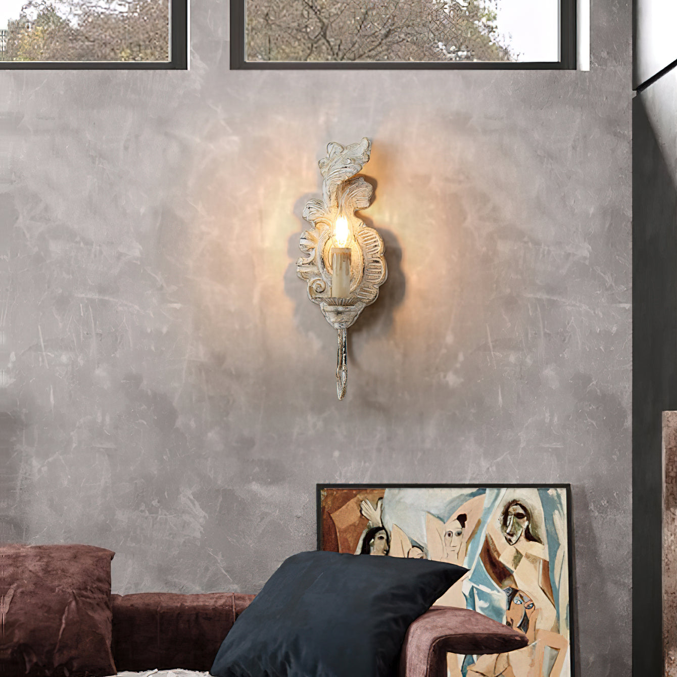 Aplique de pared vintage Mose