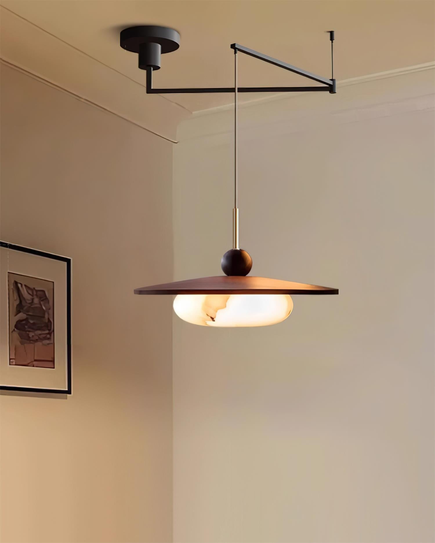Lámpara colgante orientable Aireano