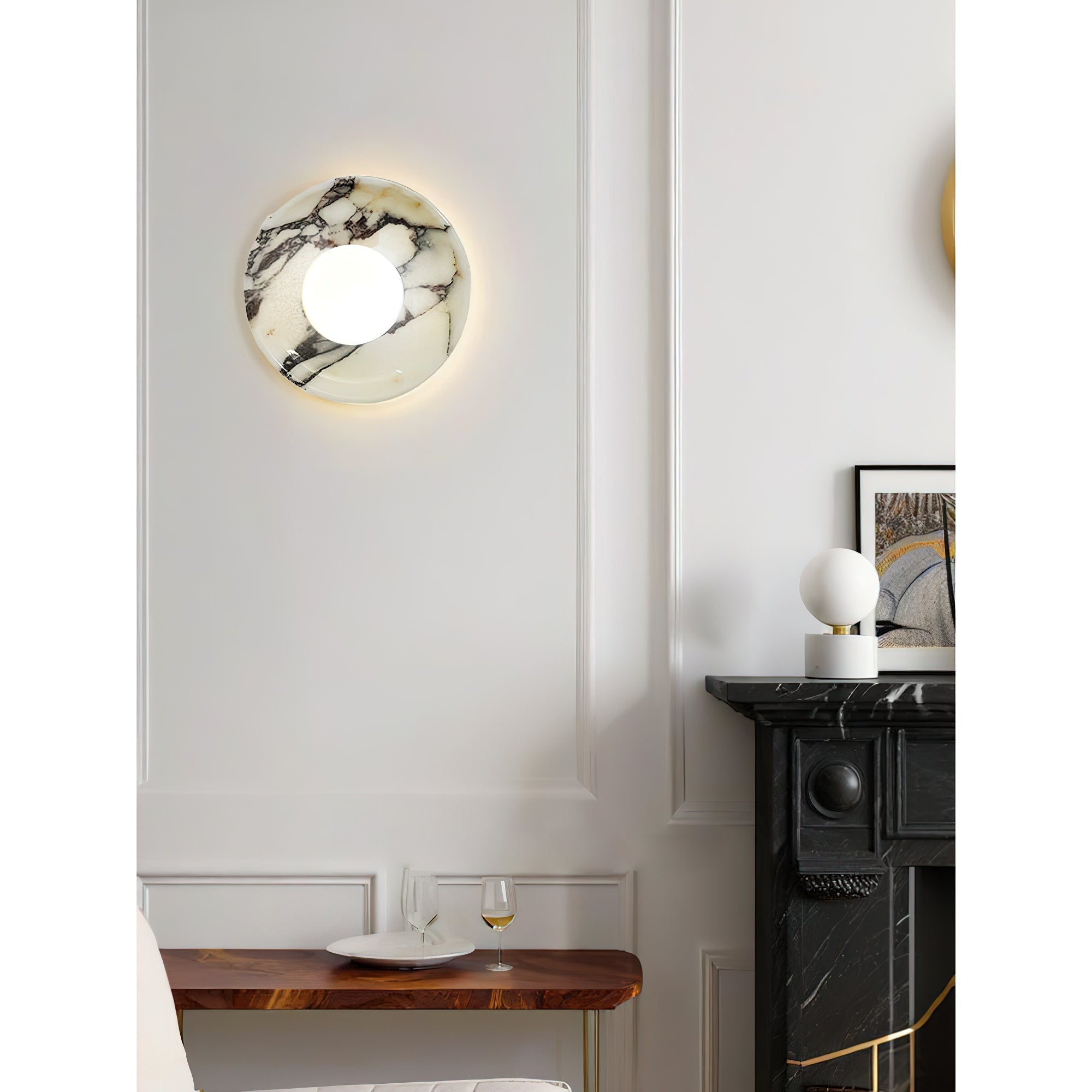 Aplique de pared globo Briizo