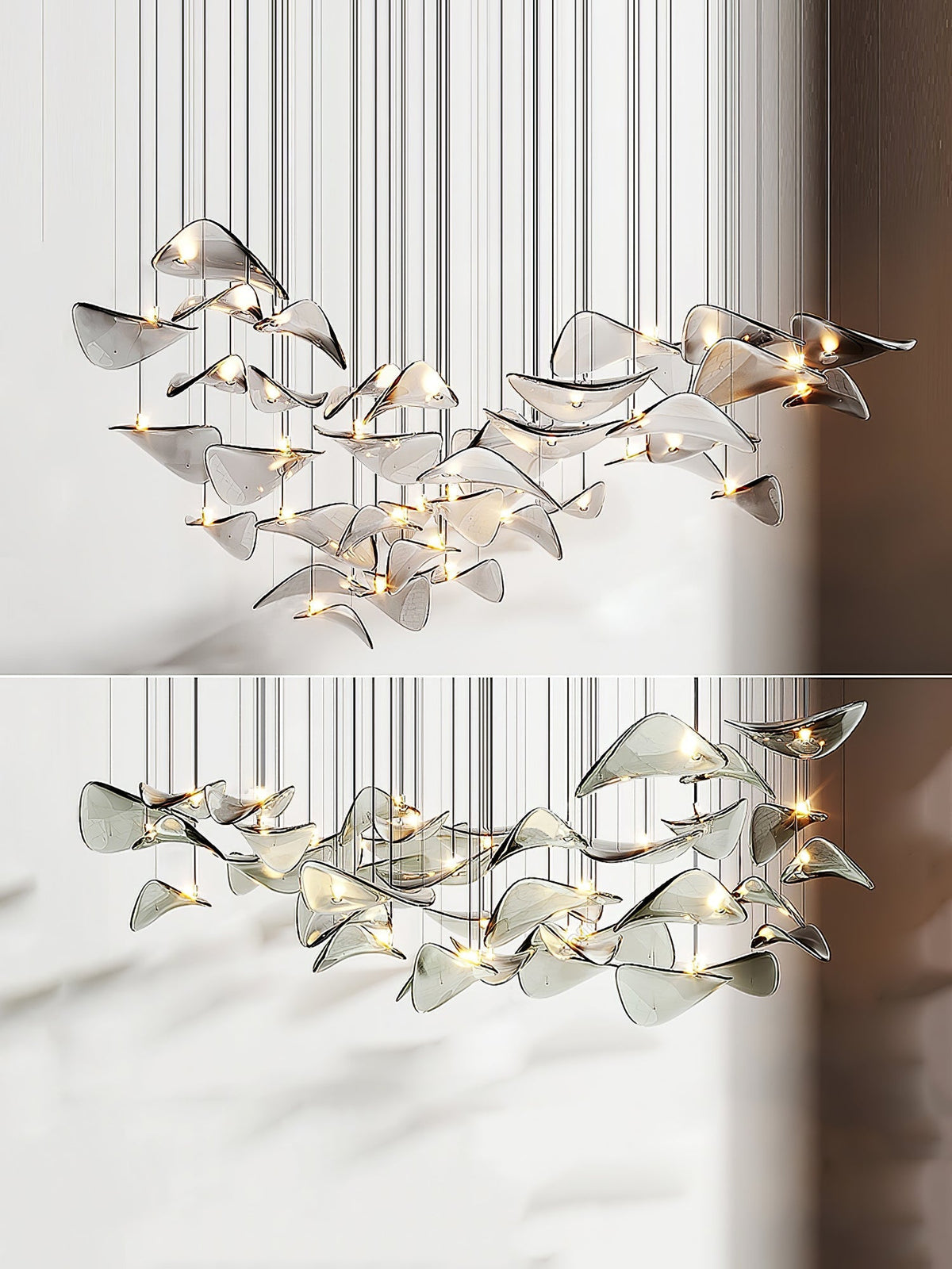 Wave Floating Leaf Chandelier – detail 21