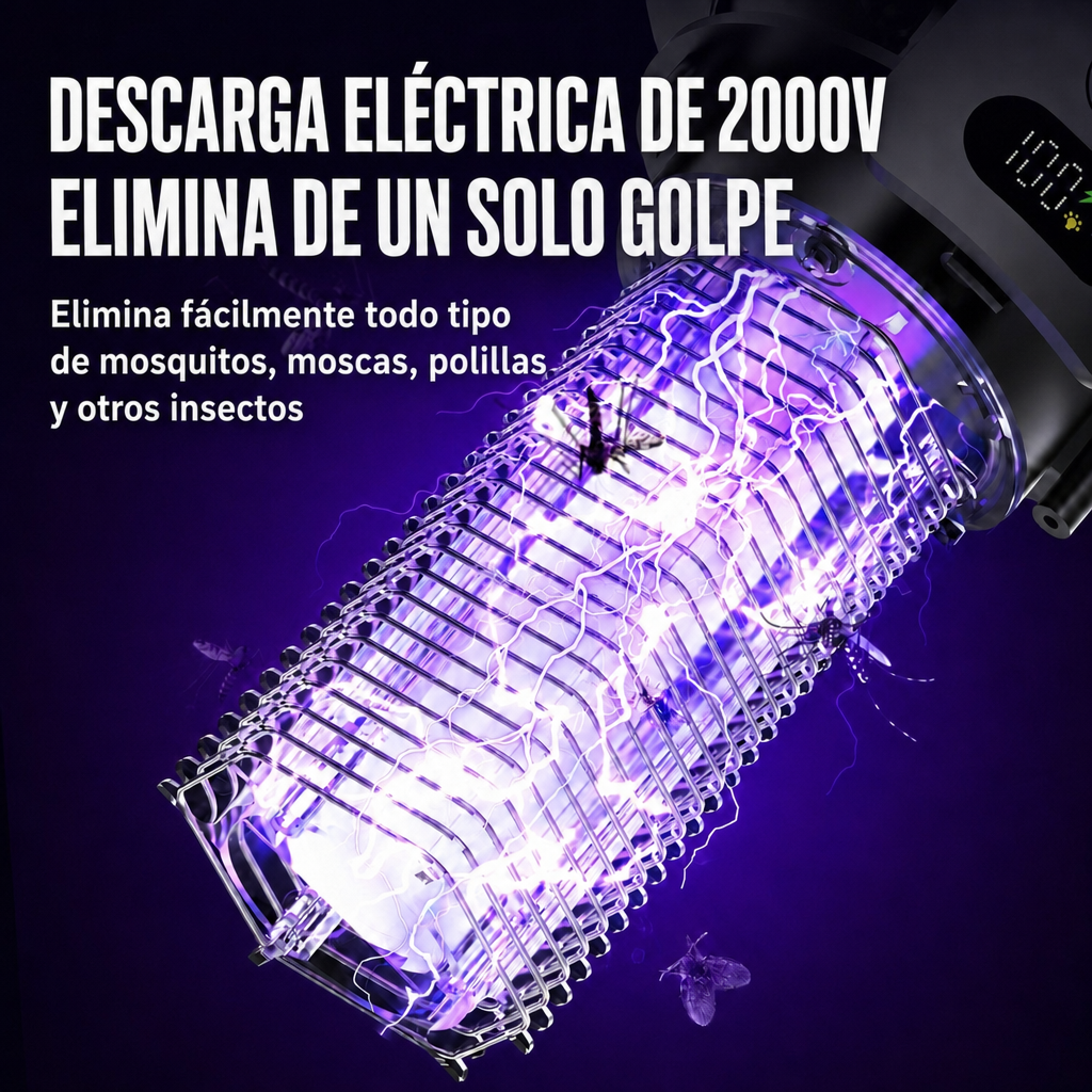 Lámpara eléctrica antimosquitos Mielira
