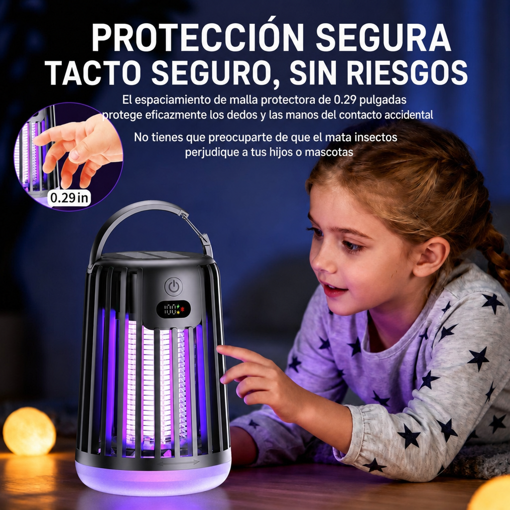 Lámpara eléctrica antimosquitos Mielira