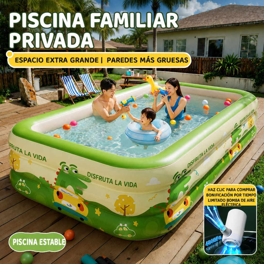 Piscina hinchable exterior Ondairo