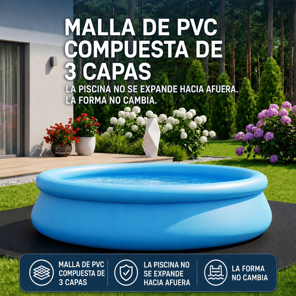 Piscina hinchable exterior Bricllio