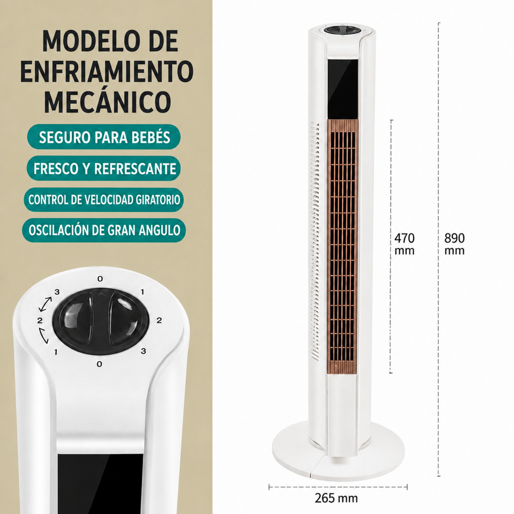 Ventilador de torre Miraino