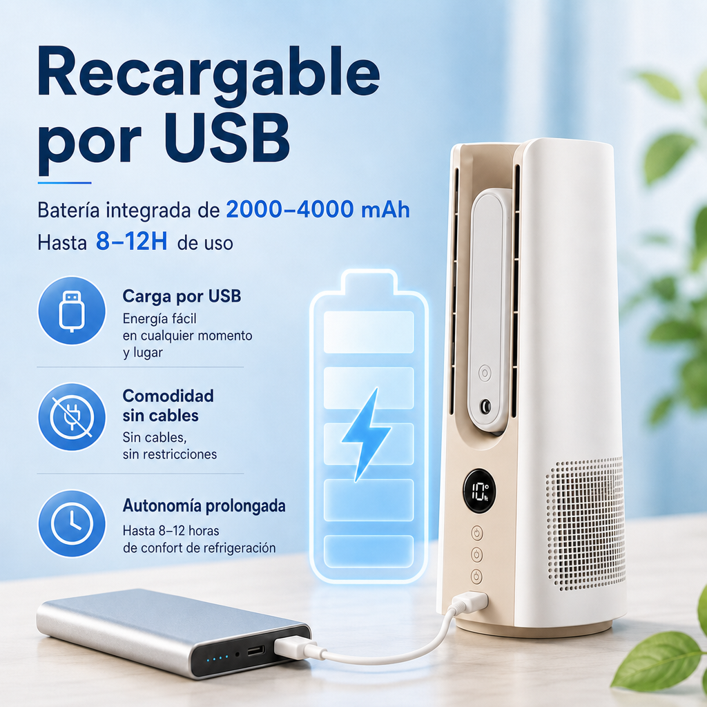 Ventilador de torre portátil Albaano