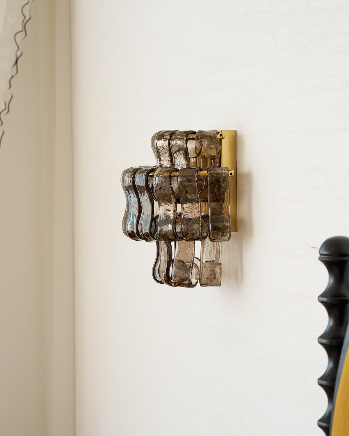 Aplique de pared acanalado Finaio