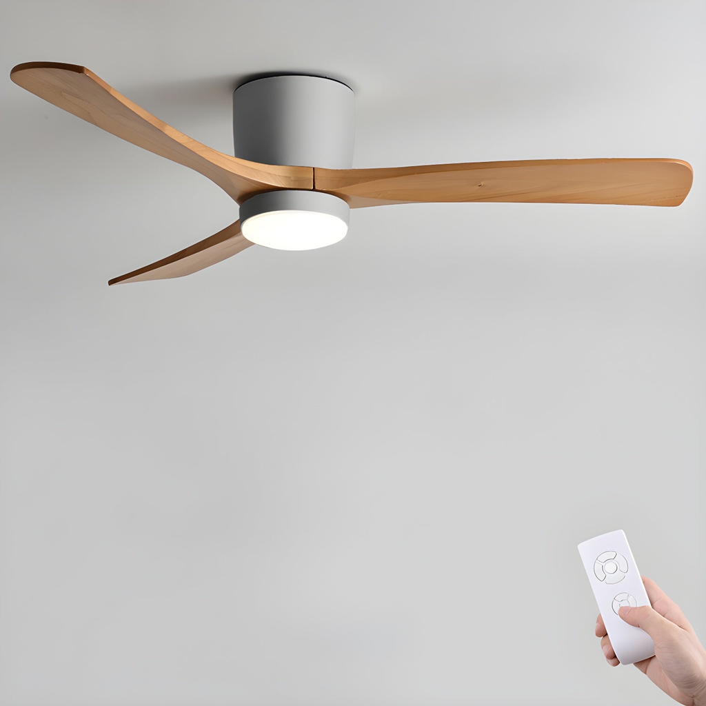 Ventilador de techo LED de madera Looma