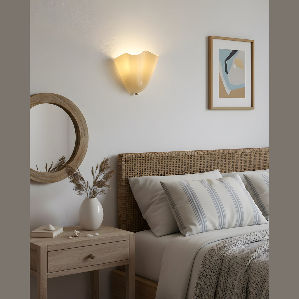 Aplique de pared escultural Miaon