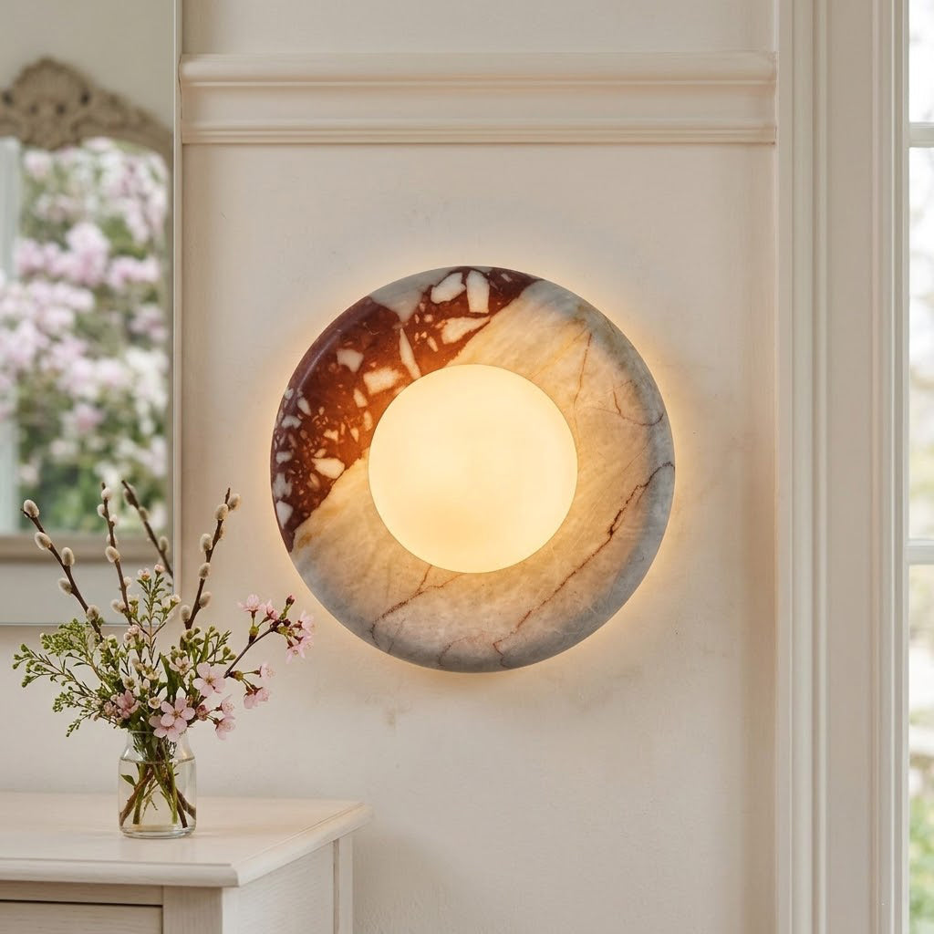 Aplique de pared globo Bori
