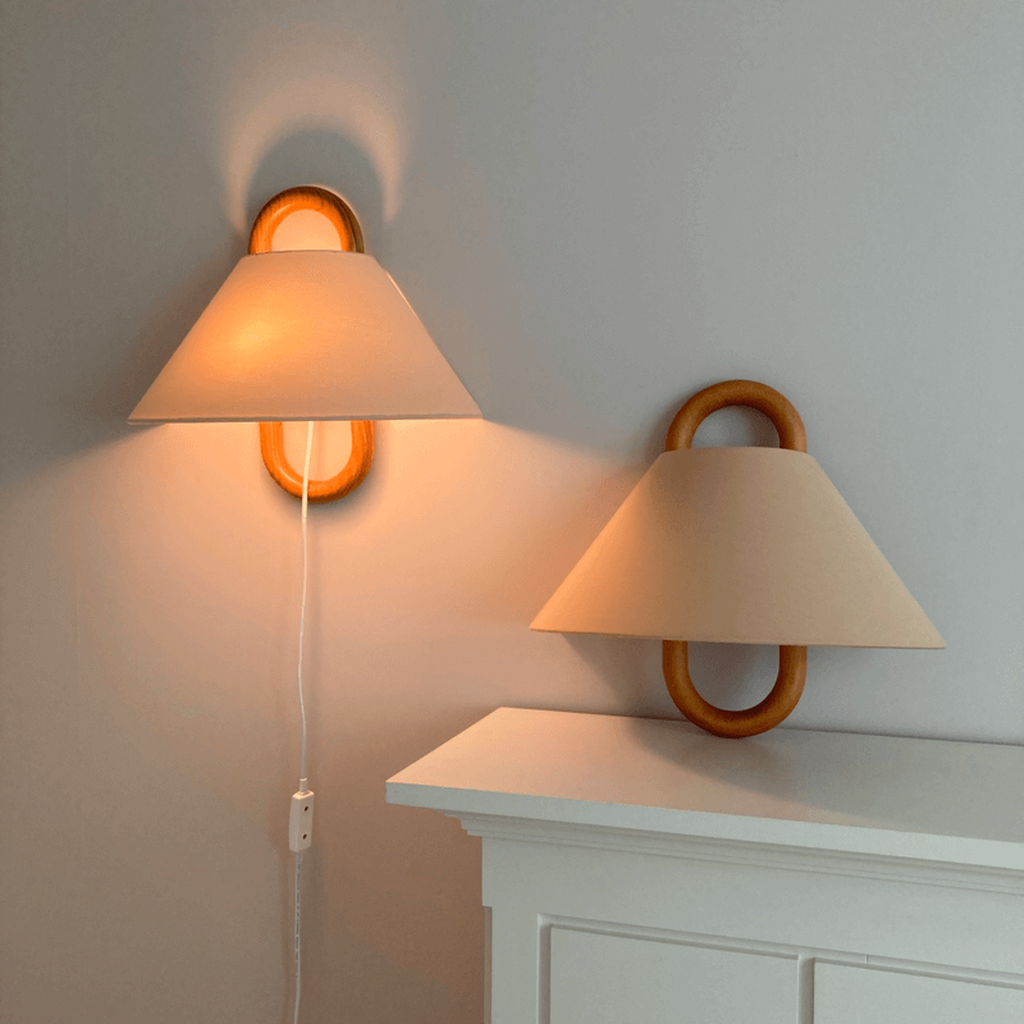 Aplique de pared semicircular Maraa