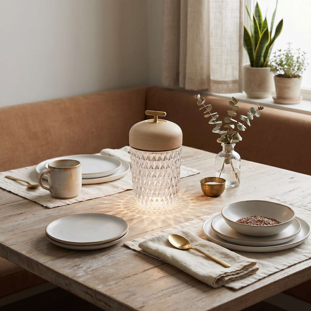 Lámpara de mesa portátil Enaizo