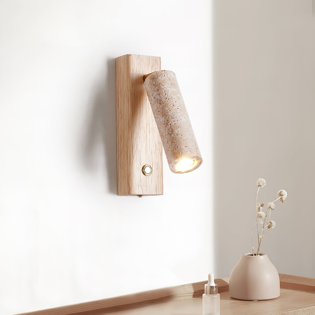Aplique de pared tubular Dinauna