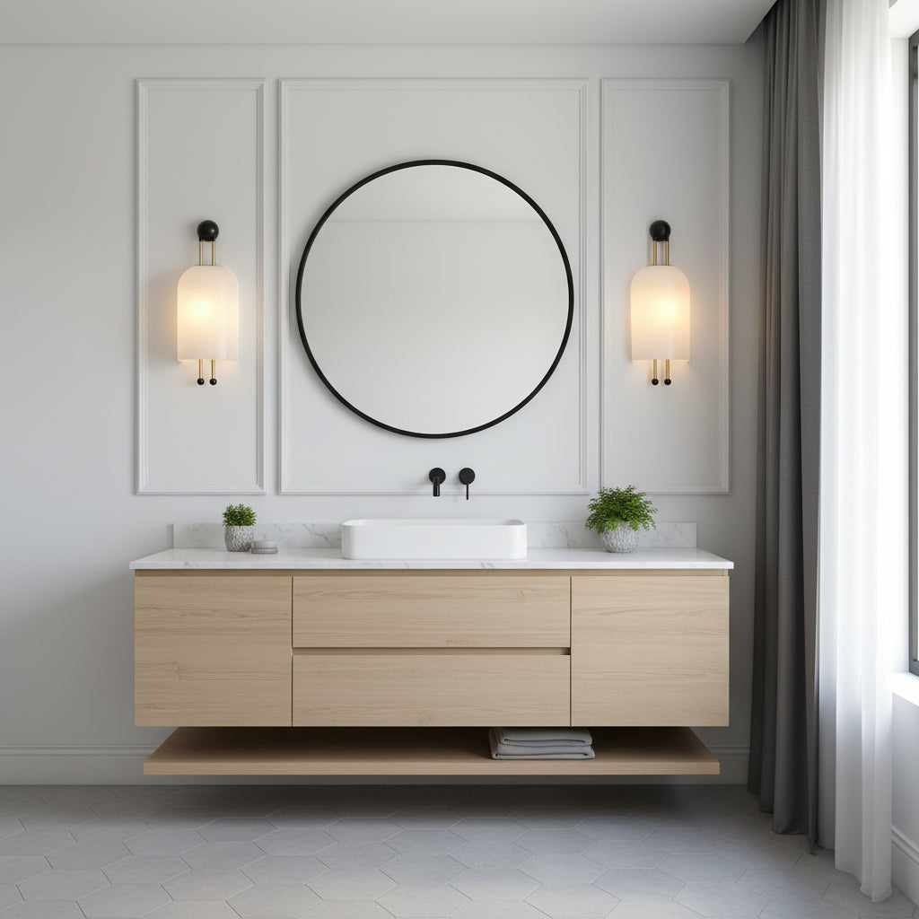 Aplique de pared acanalado Donien