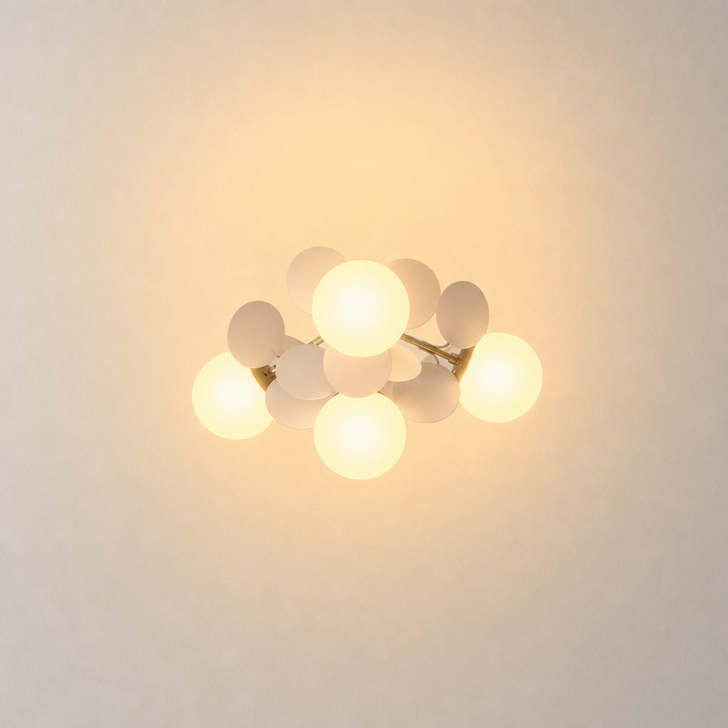 Lámpara de araña Gosol Blanco Luz cálida