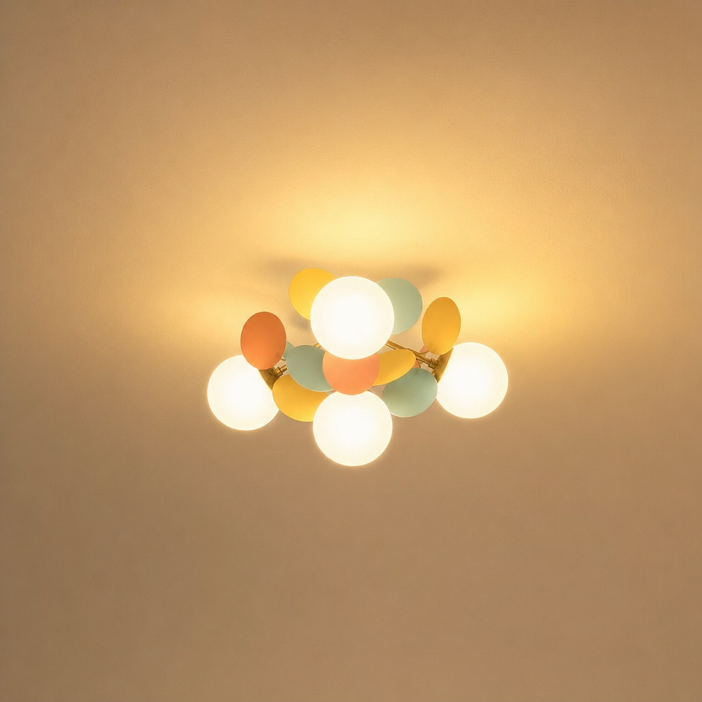 Lámpara de araña Gosol Multicolor Luz cálida