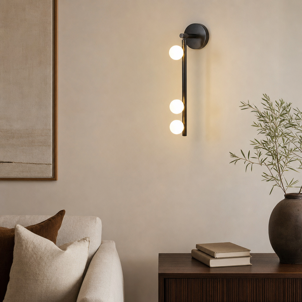 Aplique de pared tubular Masebel