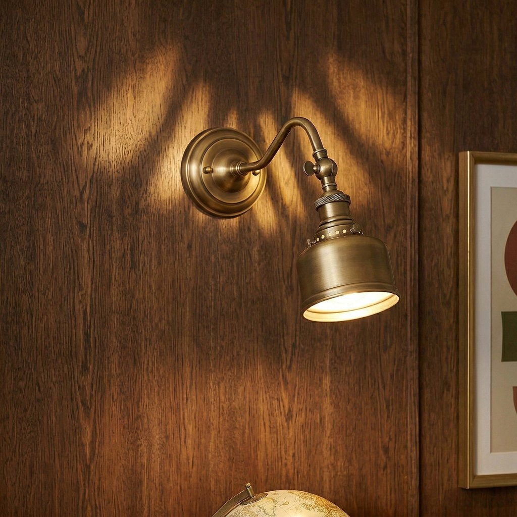 Aplique de pared vintage Nacarano
