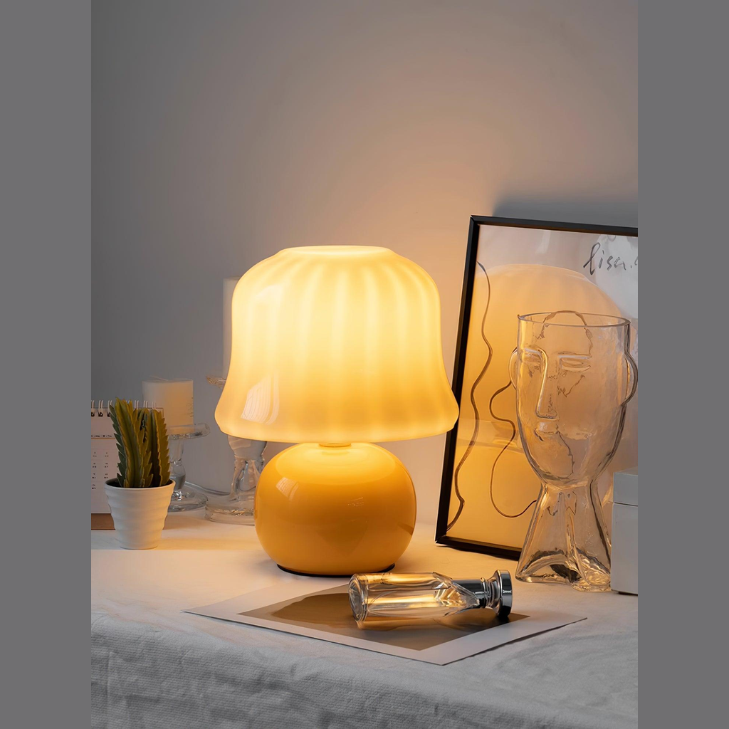 Lámpara de mesa tipo seta Cidel