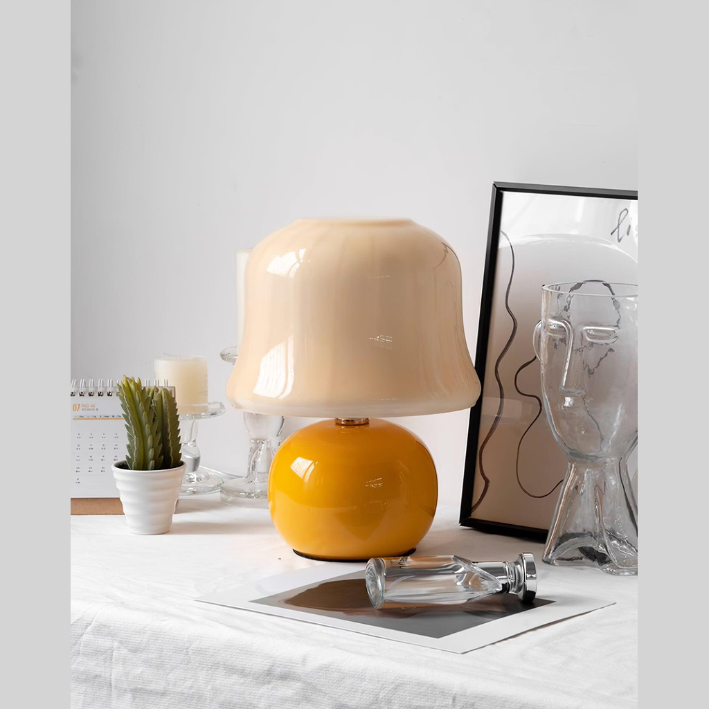 Lámpara de mesa tipo seta Cidel