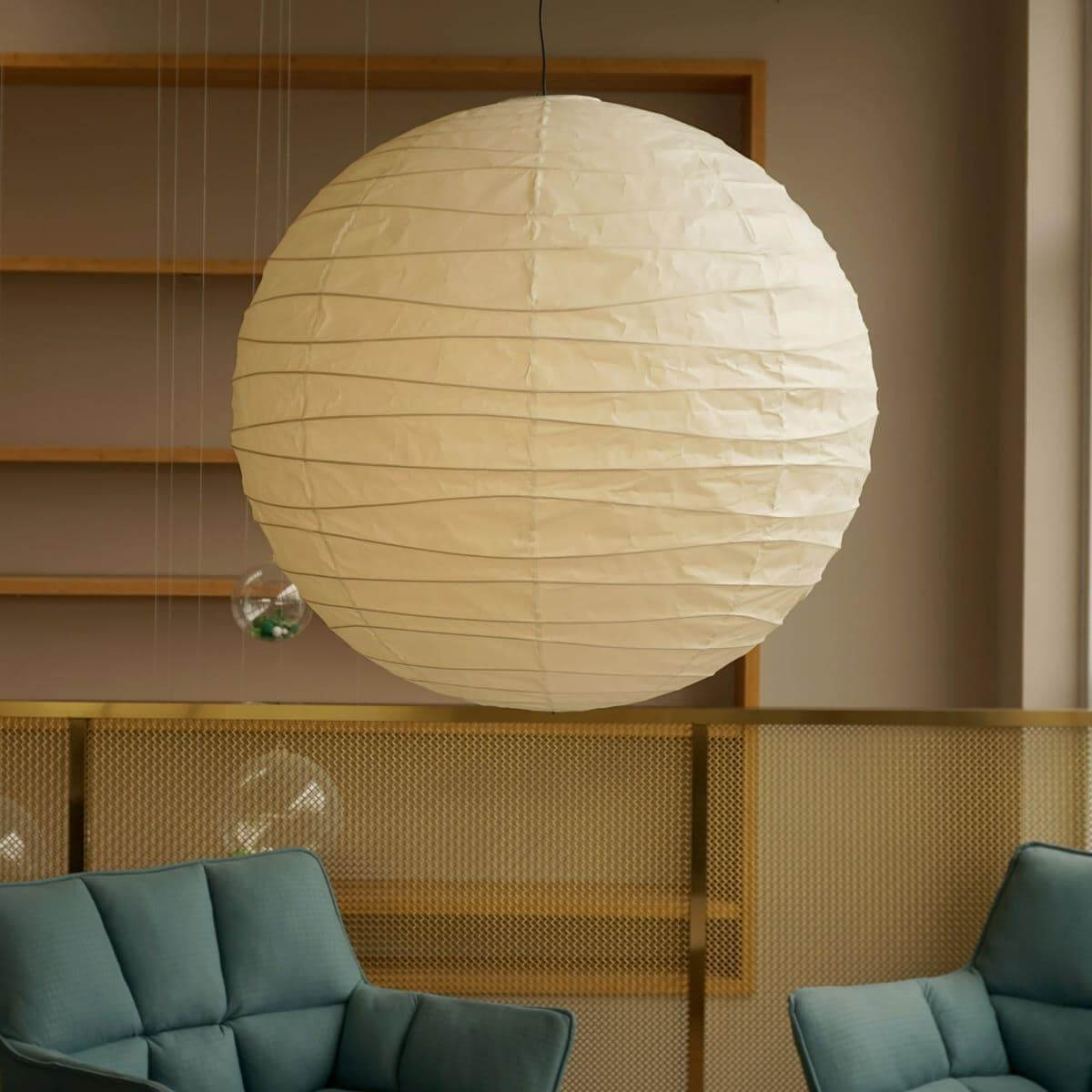 Lámpara colgante globo Calaento