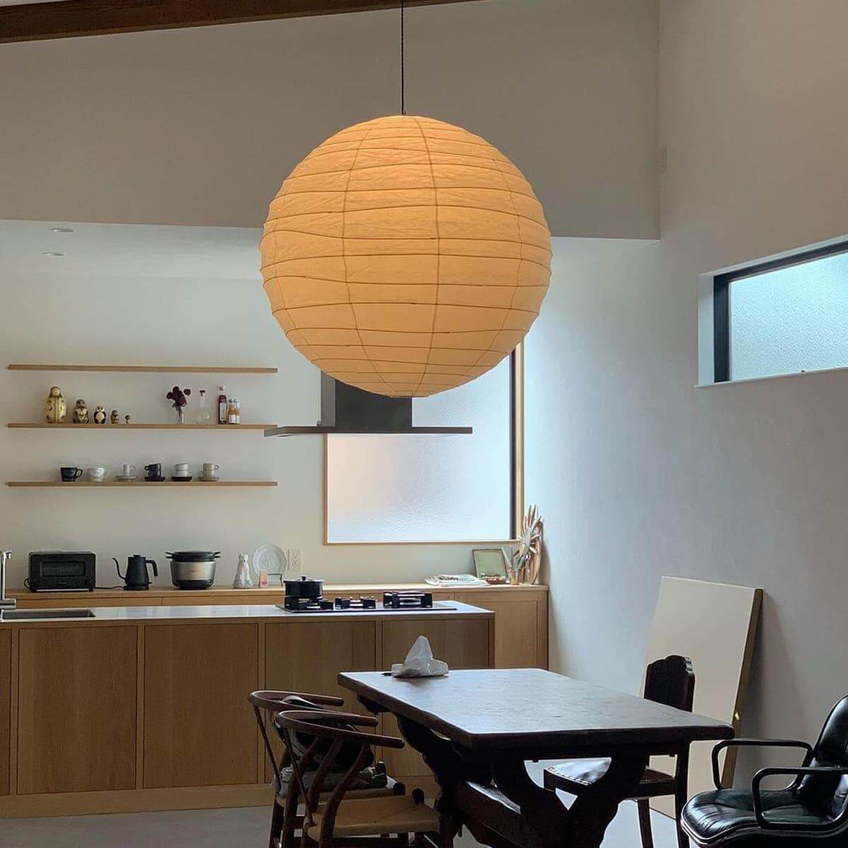 Lámpara colgante globo Calaento