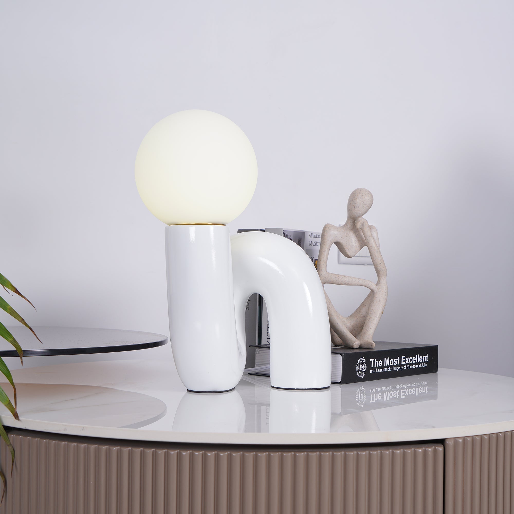 Lámpara de mesa espiral Aroal